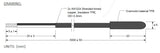 AX-TE-FT-N1K-W-5m Ni1000 5000ppm/K 5 metre flying lead temperature sensor