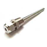 150mm immersion 316 stainless steel thermopocket, 1/2"BSPT